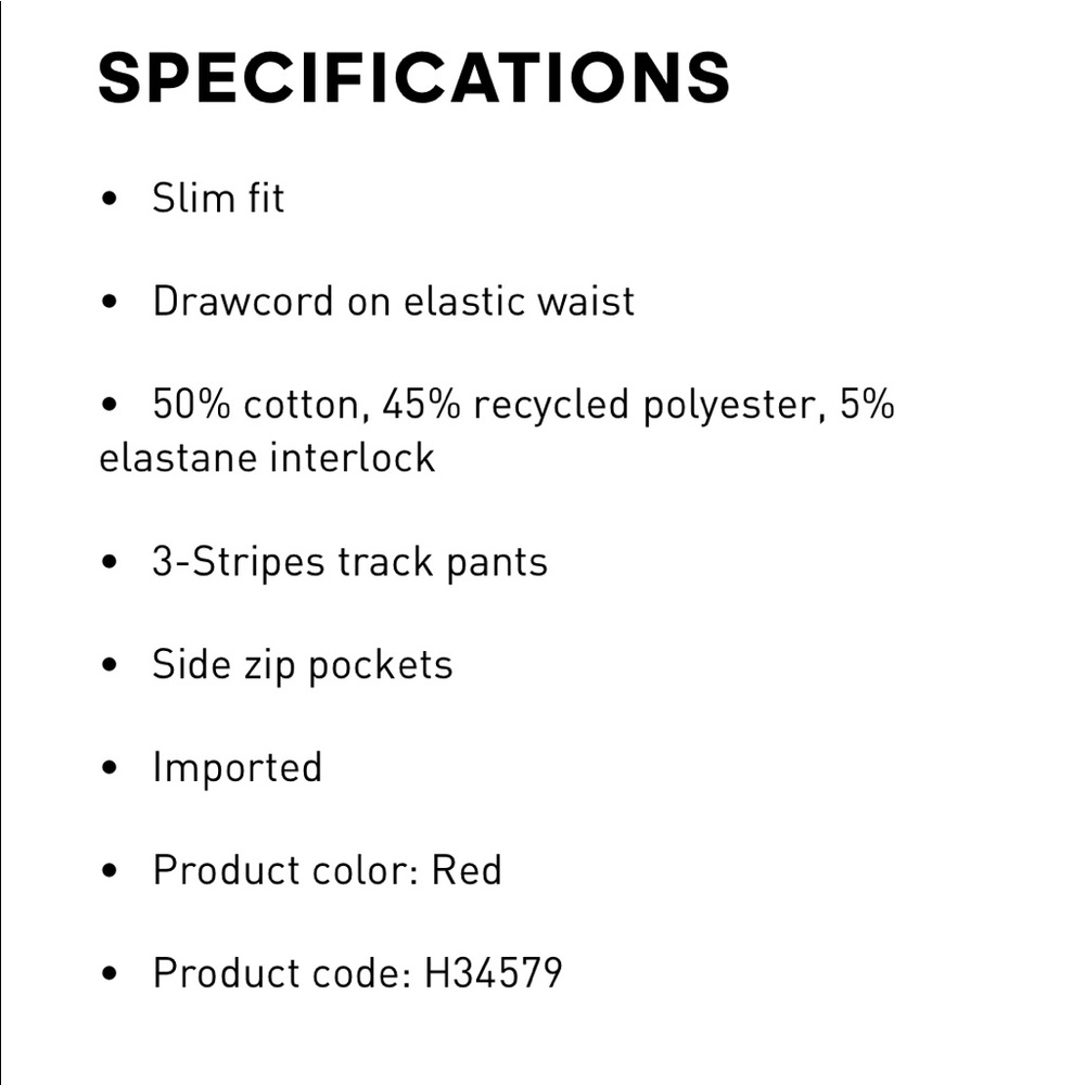 New Slim Fit $65 Prime Blue Adidas Track Pants  3X(Plus) - Picture 2 of 16